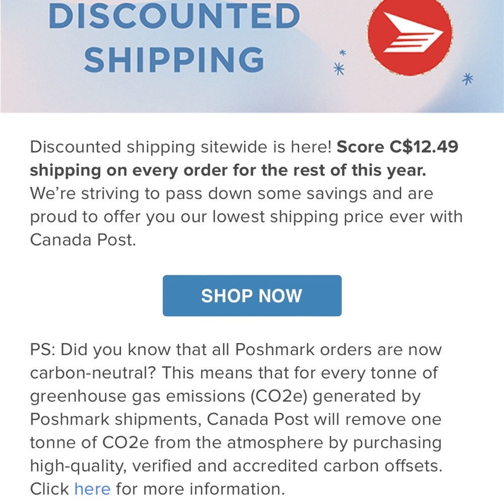 &12.49 shipping on all orders NEW from PoshMark until end of year happy shopping